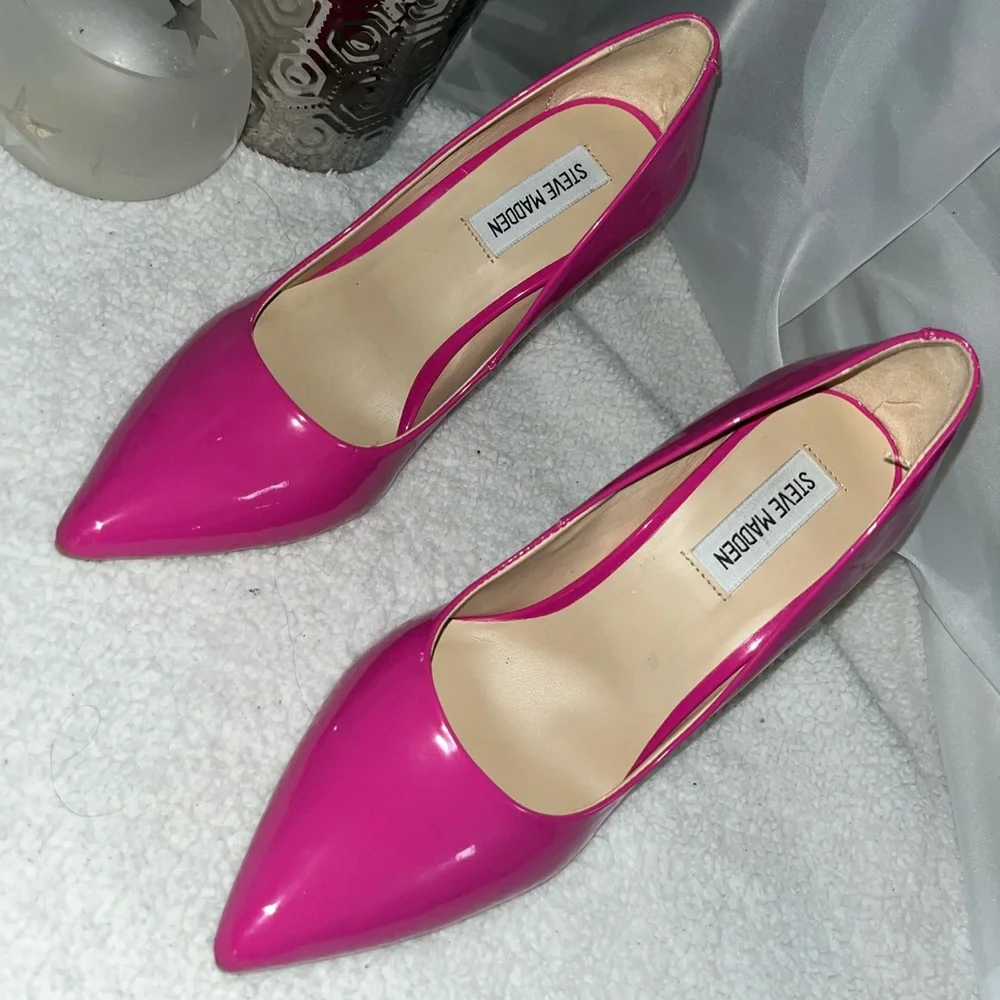 Pretty in pink 💕 Steve Madden Pink Pumps 💕 - Picture 5 of 8